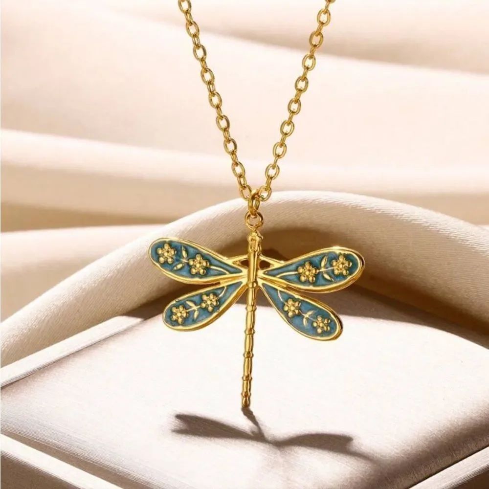 Dragonfly Necklace #2029